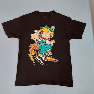 Bobby Fresh Men's M Graphic Tee Black Skateboard Cartoon Streetwear T-Shirt